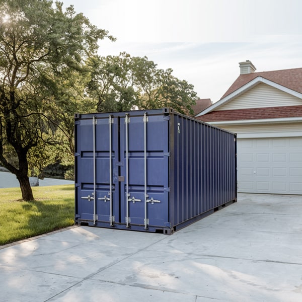 you can rent residential storage containers on a short-term or long-term basis, depending on your needs